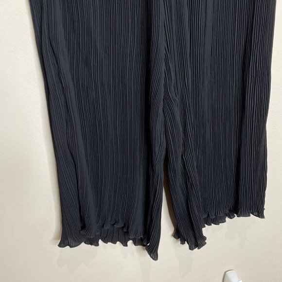Good American Plisse Pleated Wide Leg Pant size 3/4 - L/XL - Picture 12 of 15
